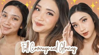 FULL COVERAGE + GLOWING MAKEUP | PIXY ONE BRAND TUTORIAL