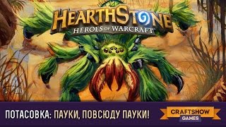 Hearthstone #46: Потасовка: Пауки, повсюду пауки! (с Turbomouse)