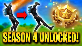 SEASON 4 BATTLE PASS *LEVEL 100!* | Fortnite Battle Royale