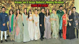 Armaan & Anisaa's GRAND Wedding Reception | COMPLETE VIDEO | Shahrukh, Kareena, Alia, Ranbir