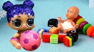 Кукла ЛОЛ и мальчик аниме потеряли сестренку lol lil sisters. Мультик про живые куклы лол сюрприз