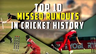 Top 10 missed Runouts in Cricket history | Simbly Chumma