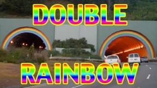 DOUBLE RAINBOW on GOLDEN GATE BRIDGE!