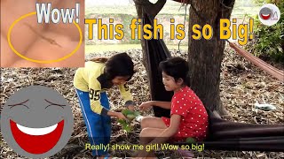 Wow the fish is so big | ត្រីធំជាងគេលើពិភពលោក | Funny Video | Oh Lala Tube