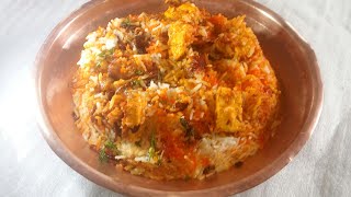 Paneer Biryani | Restaurant style