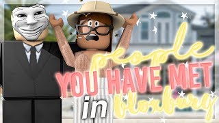 People You Have Met in Bloxburg | Bloxburg Skit | alixia