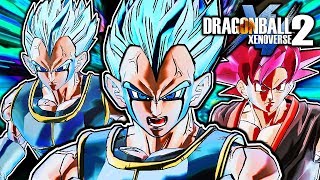 Dragon Ball Xenoverse 2 PC: Corrupted SSJ God Vegeta DLC Pack Mod Gameplay (Dragon Ball Generations)