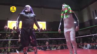 Psycho, Murder, Monsther y Dave The Clown vs Karis La Momia Jr, Pagano, Texano Jr y Chessman
