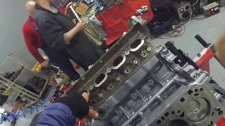 porcshe cayenne,panamera двигатель после гильзовки и замены поршней