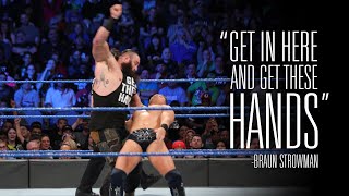 Watch as Miz pleads for mercy during Braun Strowman's WWE MMC beatdown