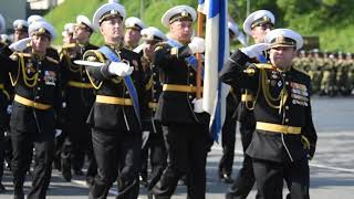 Торжественное прохождение войск в честь 75-летия Победы в Петропавловске-Камчатском