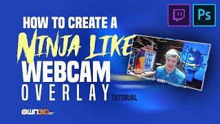 How to create a Ninja like Webcam Overlay | Photoshop CC 2019 | Tutorial