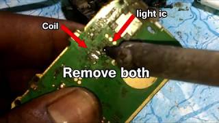 nokia 1616  1800 lcd light solution without ic  jumper 100% working