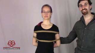Beginner | Rope Bondage Tutorial: 75% of all Shibari Bondage a.k.a. The Ladder Tie