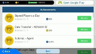 Tutorial New Player PES 2017 Mobile | 250 Free Coin Data Transfer Konami ID, etc