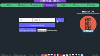 Slither.io Mods v3 How to add Clan logo and customize your mod.