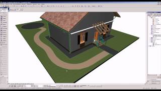 Построение дорожек на участке в ArchiCAD