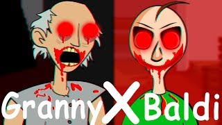 BALDI'S BASICS X GRANNY HORROR ANIMATION COMPILATION #2