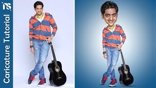 Photoshop Tutorial | How to Make Caricature Photo Effect