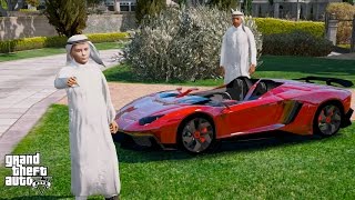 GTA 5 REAL LIFE PRINCE OF DUBAI MOD#3-BUYING A LAMBORGHINI AVENTADOR J FOR MY SON