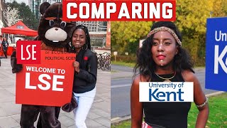 Comparing University of Kent and LSE  (My experience)