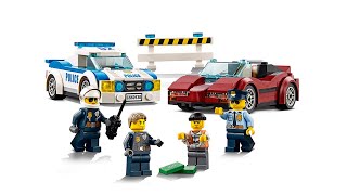 Лего Сити Полиция 60138 Стремительная погоня Lego City high-speed chase Review