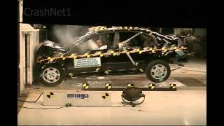 2001 Honda Civic Frontal Crash Test by NHTSA | CrashNet1