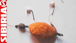 Убийца карася, насаживаем мастырку и пенопласт. Подготовка к ловле