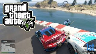 GTA 5 NGAKAK ABIS! (12) - TRACK BALAPANNYA GAK WARAS KK! (GTA Momen Konyol Stunt Race DLC!)