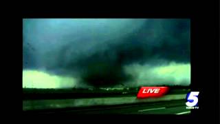 Video: Catastrophic tornado moves through Moore, Okla.