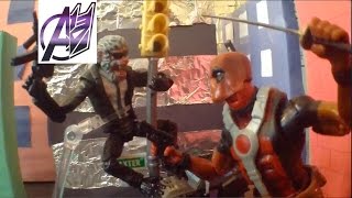 Deadpool Stop Motion - Deadpool vs Hit Monkey