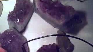 pure energy from amethyst crystals