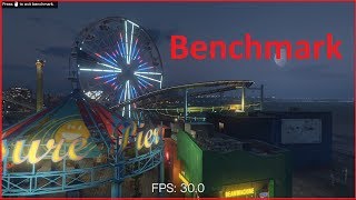 GTA 5 Benchmark - i5 3570 - GTX 750 Ti - 8 GB DDR3