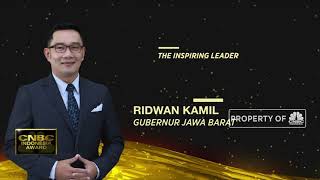 Ridwan Kamil, The Inspiring Leader CNBC Indonesia Award 2020