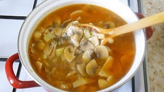 ГРИБНОЙ СУП /  БЫСТРО И ВКУСНО!