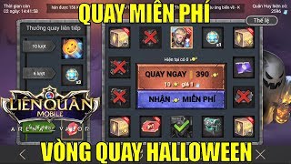 Vòng quay Halloween có miễn phí không? Nhận trang phục giới hạn MINA kẹo hay ghẹo Arena of Valor
