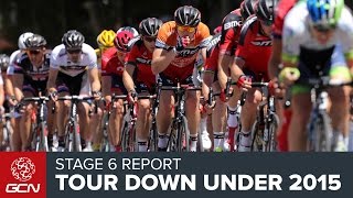 Tour Down Under 2015 - Stage 6 Race Report