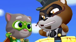 TALKING TOM HERO DASH - Defeat The Raccoon Boss