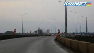 Автоподходы к мосту через Керченский пролив: освещение