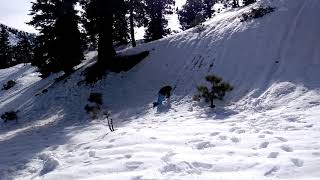 Top of the notch in Mt Baldy
