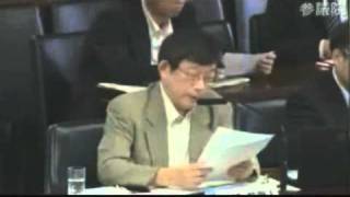 2011年5月23日石橋克彦さん（地震学・原発震災） 参議院・行政監視委員会