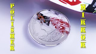 0.03$ (1baht) coin polishing to mirror