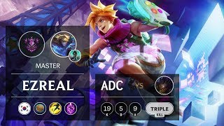 Ezreal ADC vs Kog'Maw - KR Master Patch 9.9