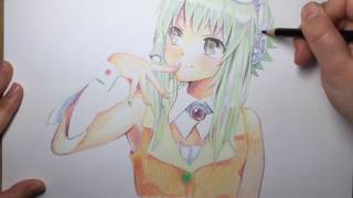 100均の色鉛筆でGUMIを塗ってみた(byもじゃクッキー)