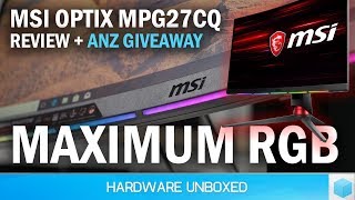 MSI Optix MPG27CQ Review, The Most RGB LED Monitor Ever!