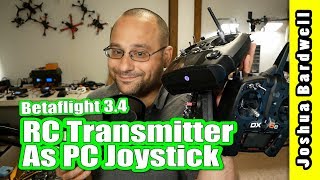Connect Any Transmitter To FPV Simulator | BETAFLIGHT GAME CONTROLLER