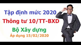 Thông tư 10/2019/TT-BXD Tập định mức xây dựng công trình năm 2020 | Bộ Xây dựng