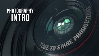 After Effects | Photography İntro Animation  | Element 3D | PORTFOLIO