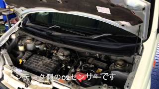 ダイハツ　ムーブ　エンジン　チェックランプ　点灯　診断