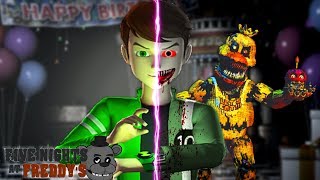 Minecraft FIVE NIGHTS AT FREDDY'S - BEN 10.EXE HAS BEEN CREATED & HE TOOK OVER THE FNAF HOTEL!!